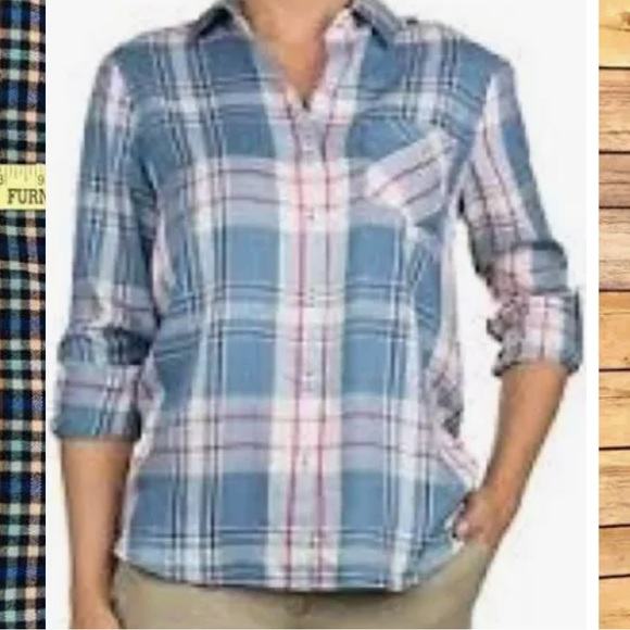 Woolrich plaid button-up - Picture 10 of 10